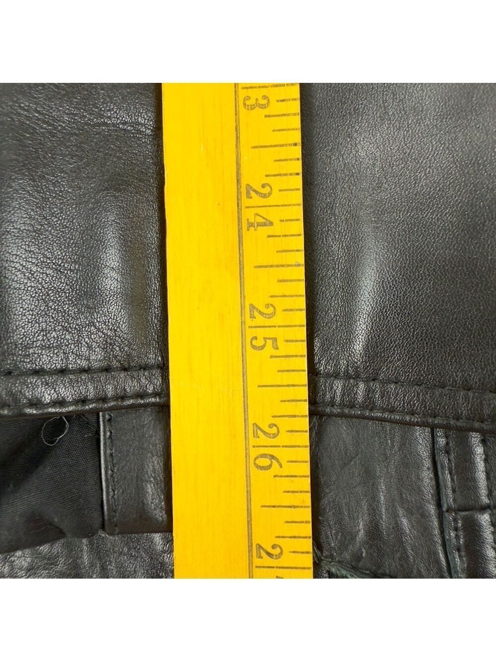 Andrew Marc Men's Size Medium 100% Black Soft Leather Jacket Full Zip AM8A1353 - Picture 15 of 16